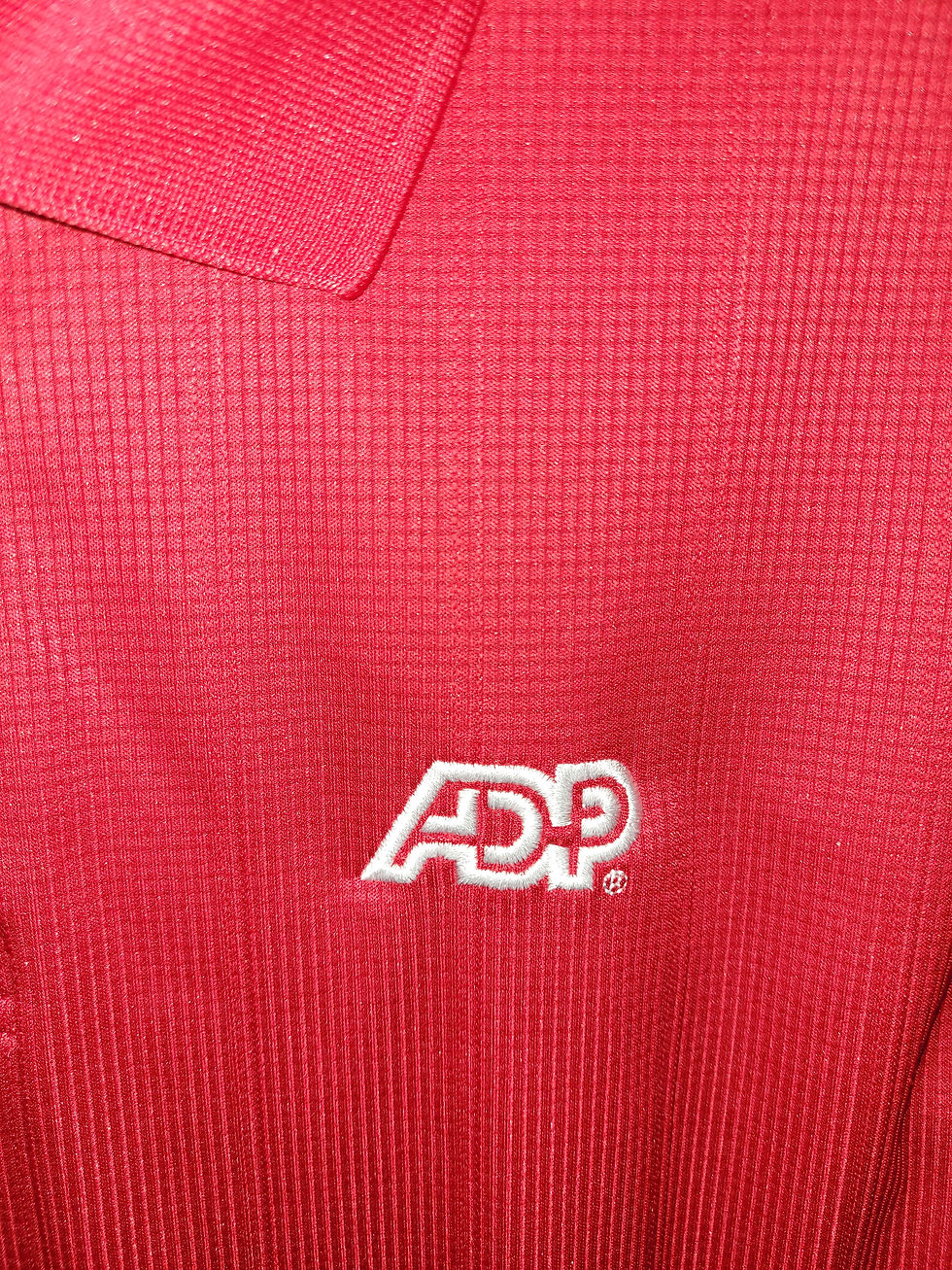 Thumbnail: Men's Port Authority Red ADP Polo Shirt Sz M
