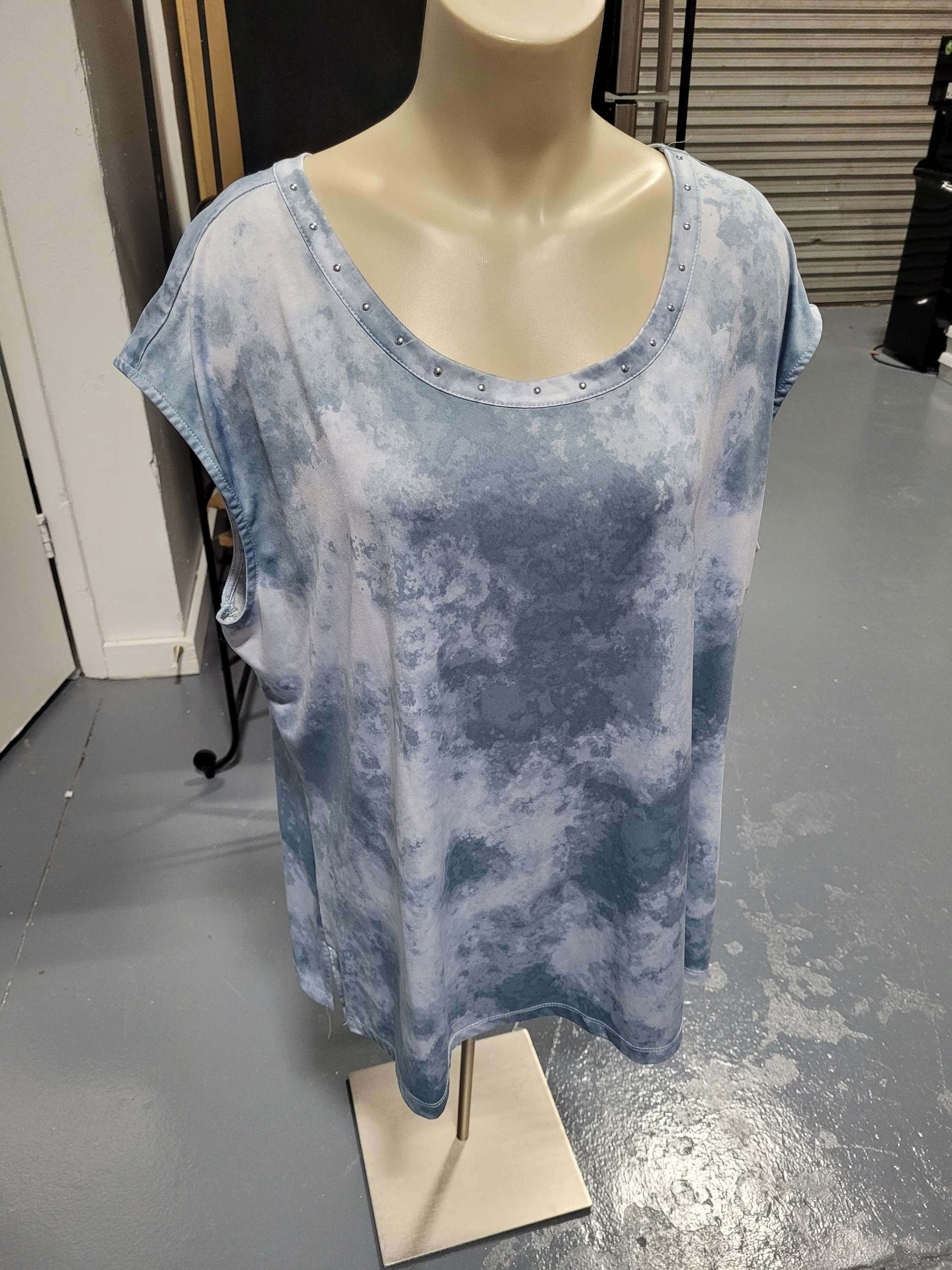 Emaline Woman Tye Dye Blouse Sz 1W
