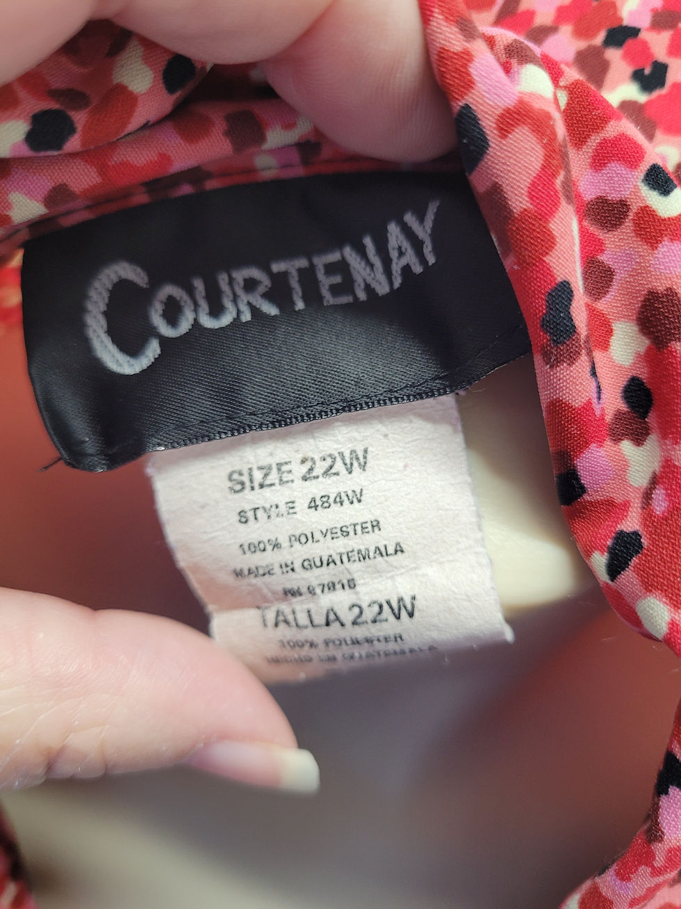 Thumbnail: Courtenay Women's Plus Sz 22W Blouse 
