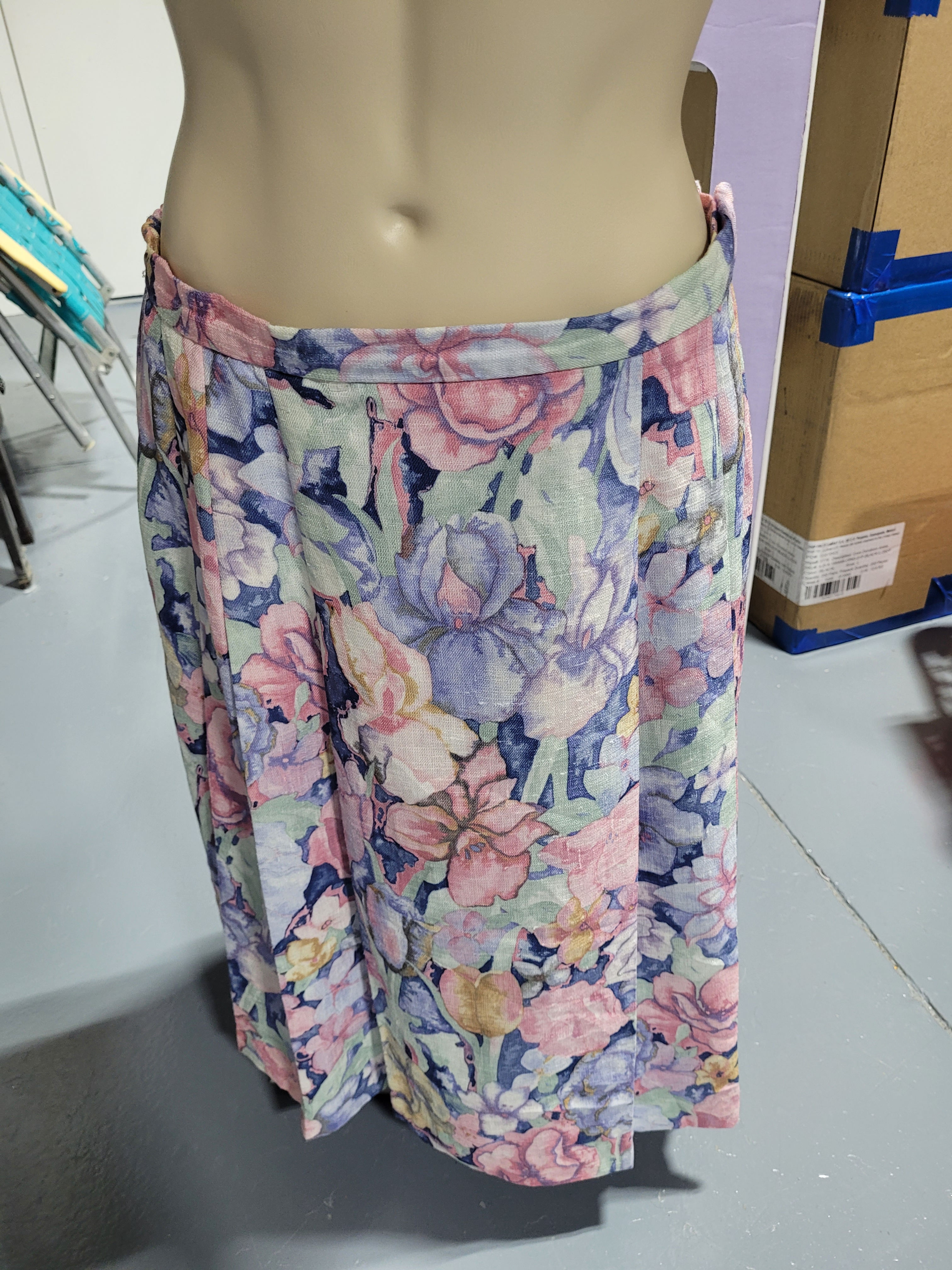 Patchington Women's Floral Skirt Sz M