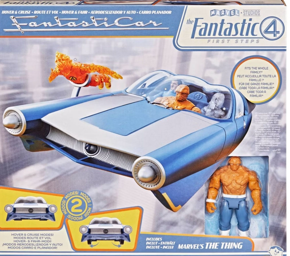 Marvel Studios The Fantastic Four Epic World of Action Hover  Cruise Fantasticar