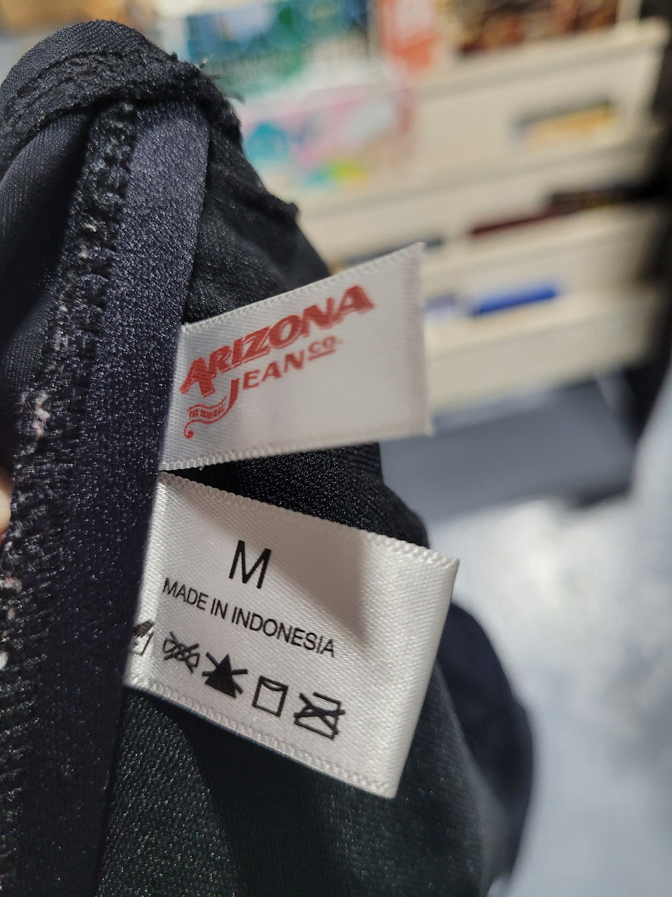 Thumbnail: Arizona Jeans Swim Top Sz M 