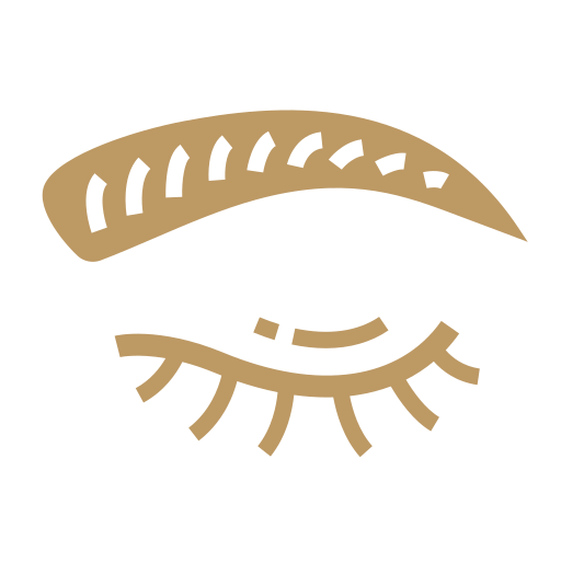 Eye with eyebrow and lashes