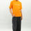Thumbnail: Sunshine Orange Colour Printed Men's Oversized T-Shirt By Kyork