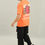 Thumbnail: Humanity Printed Orange Oversized T-Shirt