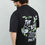 Thumbnail: Break The Rules Black Colour Printed Men's Oversized T-Shirt By Kyork