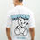 Thumbnail: Happiness White Colour Printed Men's Oversized T-Shirt By Kyork