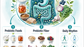 Feed the Ecosystem: Probiotic Foods, Prebiotic Fiber, and the Gut Health Rhythm