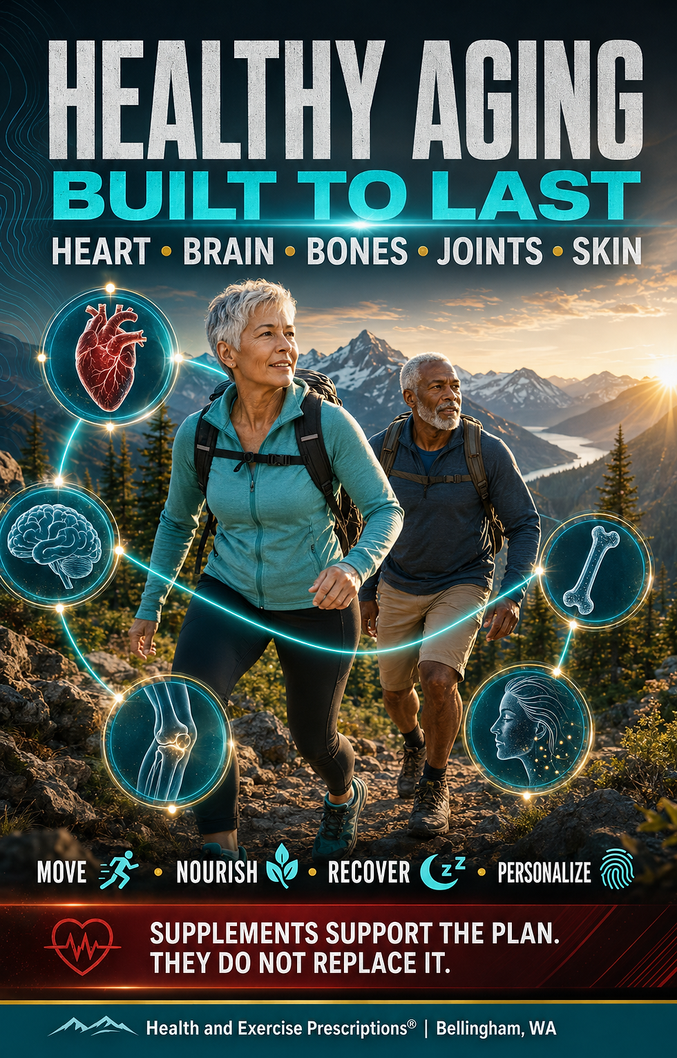Healthy Aging Supplements for Your Heart, Brain, Bones, Joints, and Skin