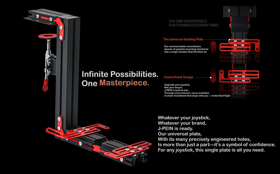 Thumbnail: 2-Pack J-PEIN HOTAS Mount (Complimentary Global Delivery for Our Pilots.)