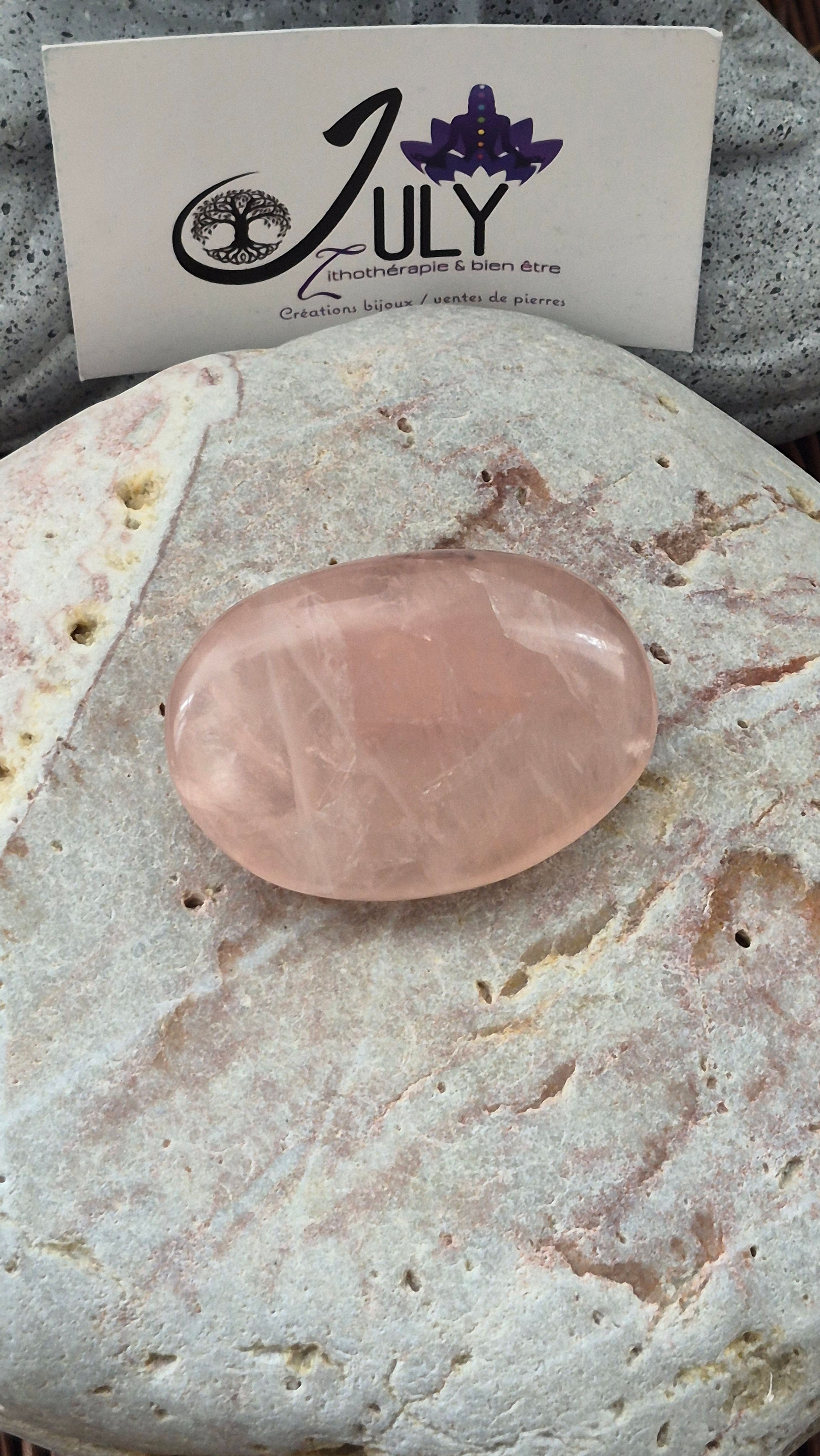 R158 / Galet Quartz Rose