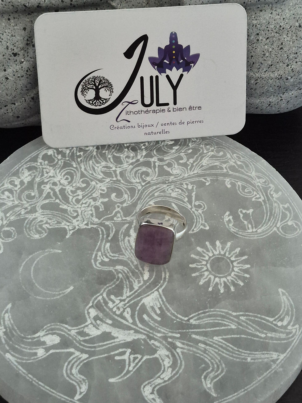Miniature : J27 / Bague Kunzite