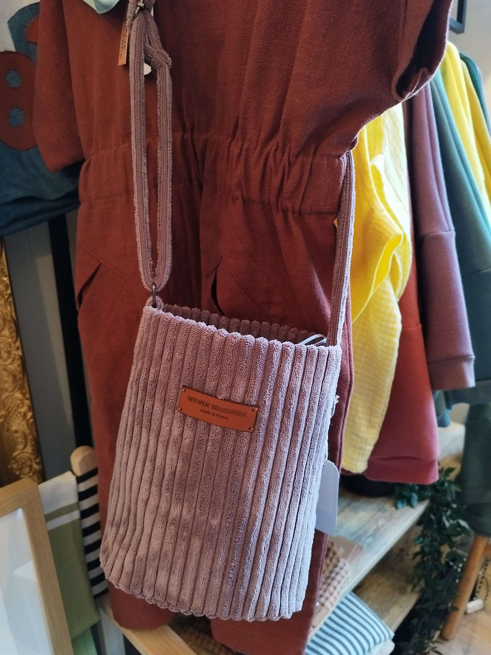 Miniature : Sac Velvet parme