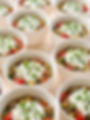 Verrine légumes d'été stracciatella