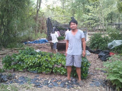 คุณเที้ยง ก่อนรถคว่ำระหว่างขนกาแฟ