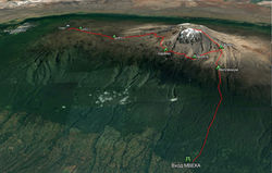 Маршрут Google Earth