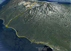 Маршрут на Google Earth