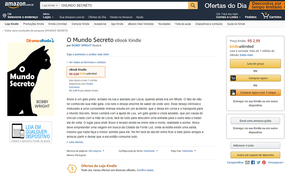 Site da Amazon