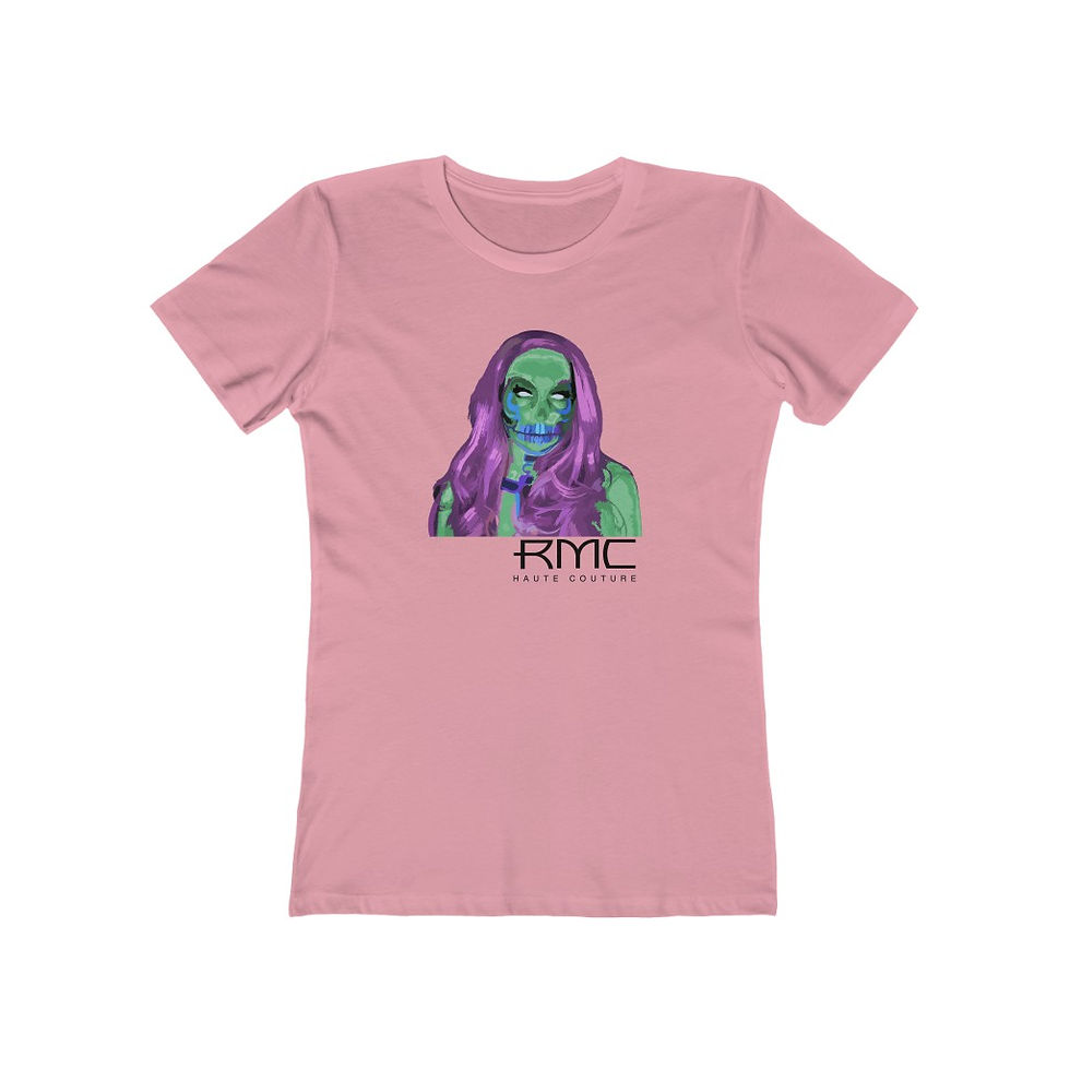 Thumbnail: Pretty N Purple Zombie Women's The Boyfriend Tee