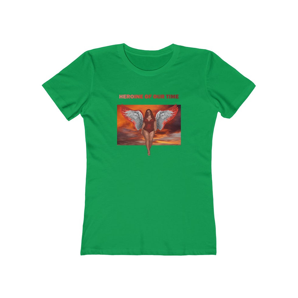 Thumbnail: Heroine Of Our Time Blood Sun Women's The Boyfriend Tee