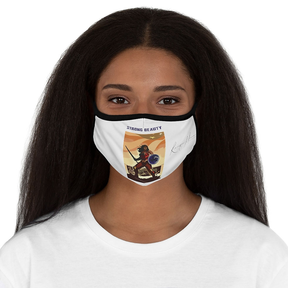 Thumbnail: Strong Beauty Fitted Polyester Face Mask