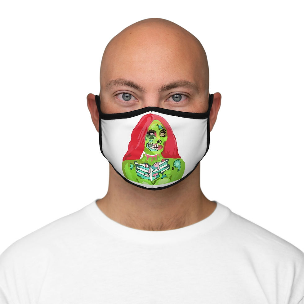 Thumbnail: Redhead Zombie Fitted Polyester Face Mask