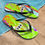 Thumbnail: Green Tribal Unisex Flip-Flops