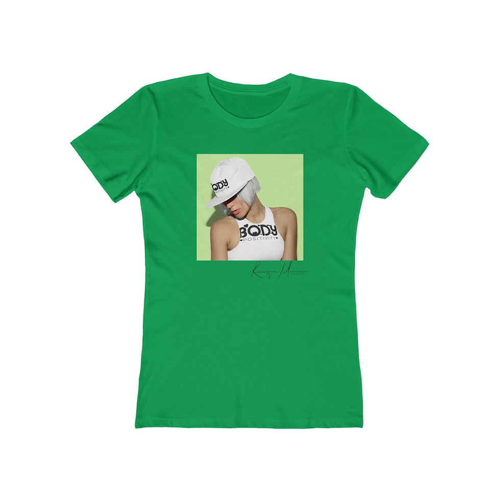 Thumbnail: Body Positivity Blonde Women's The Boyfriend Tee