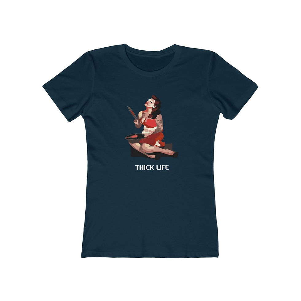 Thumbnail: Thick Life Women's The Boyfriend Tee