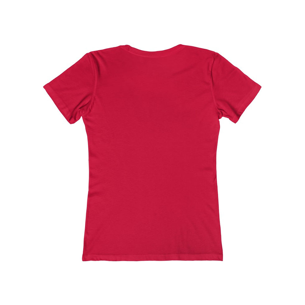 Thumbnail: Heroine Of Time Purple Feathers Women's The Boyfriend Tee