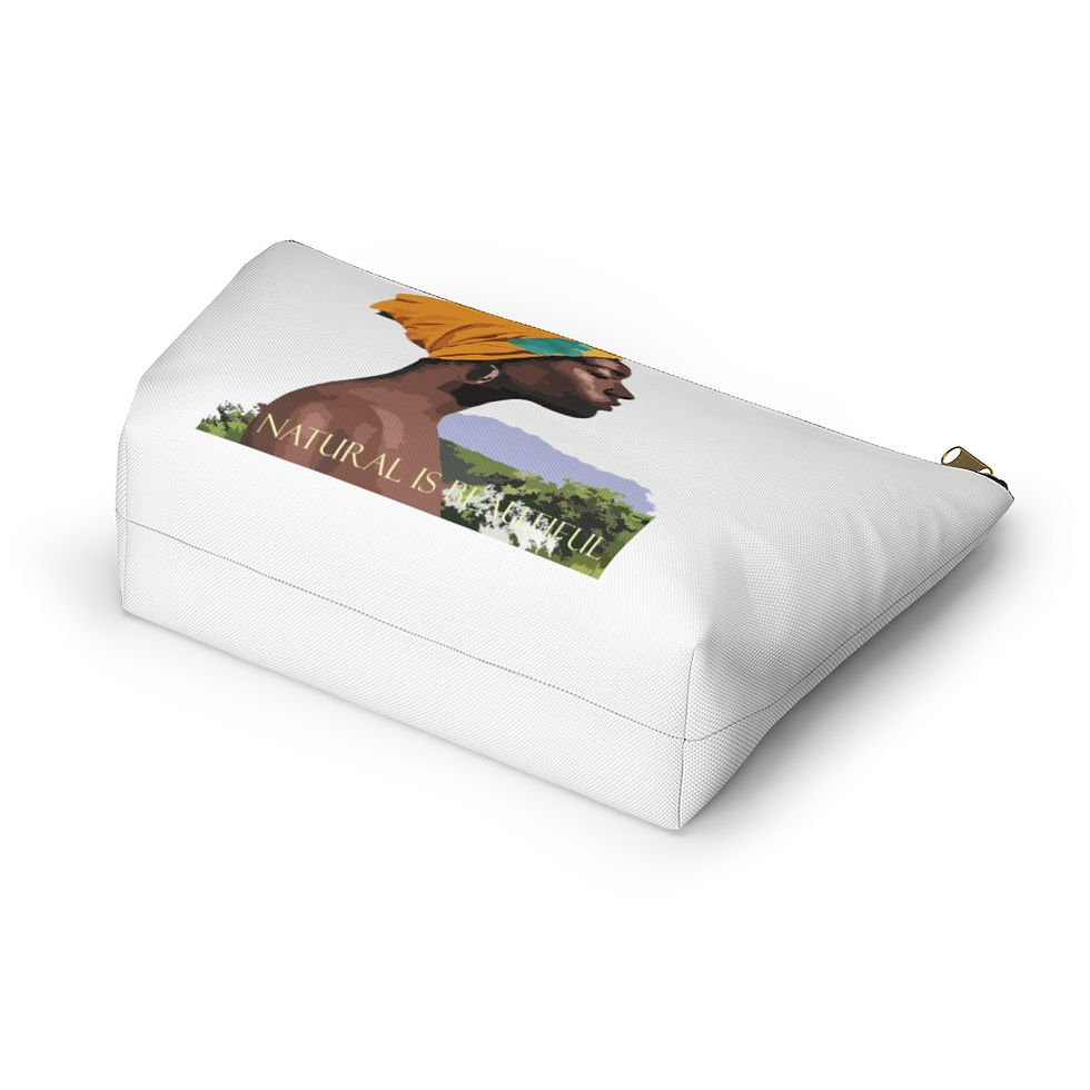 Thumbnail: Natural Is Beautiful Accessory Pouch w T-bottom