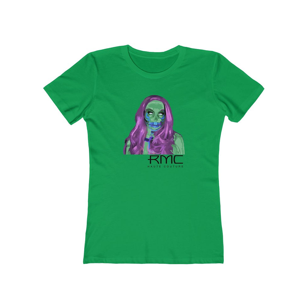 Thumbnail: Pretty N Purple Zombie Women's The Boyfriend Tee