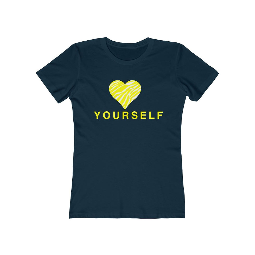 Thumbnail: Love Yourself First Women's The Boyfriend Tee
