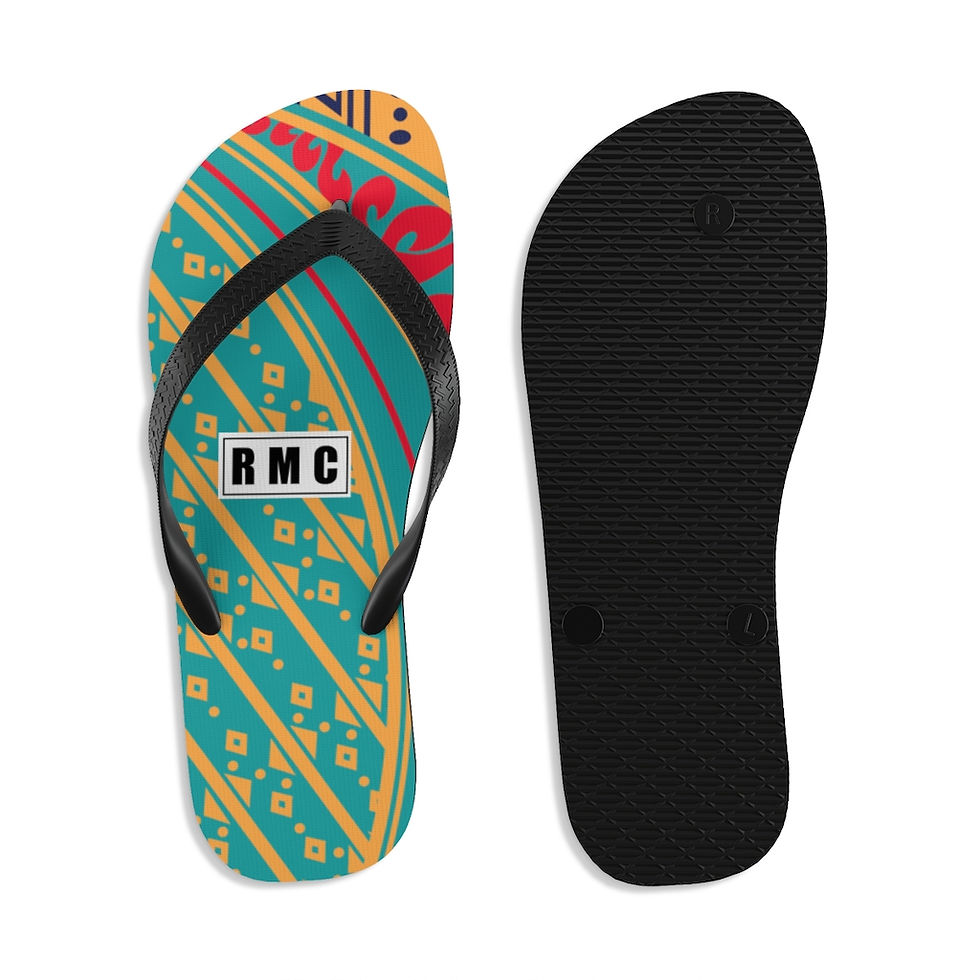Thumbnail: Multicolor Printed Unisex Flip-Flops