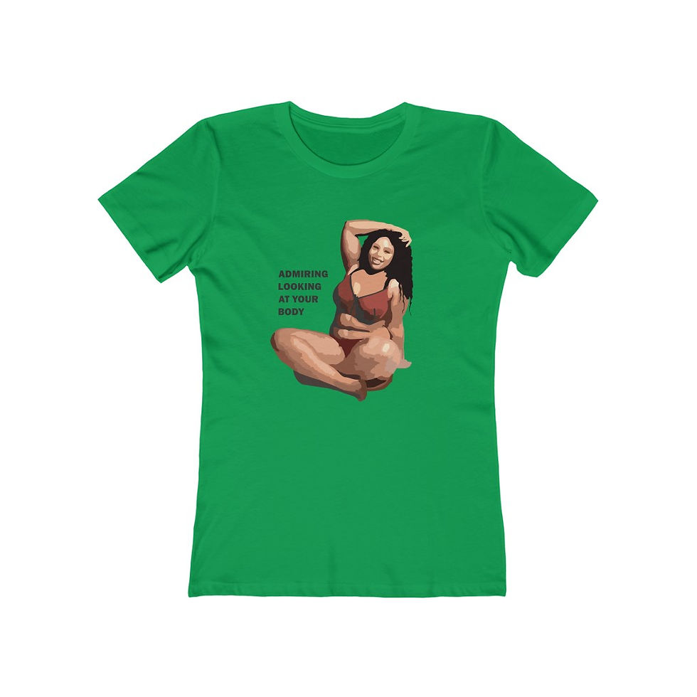 Thumbnail: Admire Looking At Yourself Women's The Boyfriend Tee