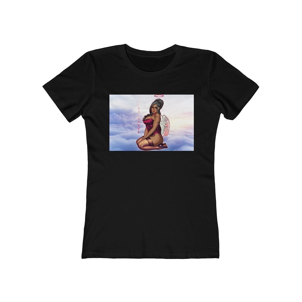 Thumbnail:  Plus Angel In Heaven Women's The Boyfriend Tee