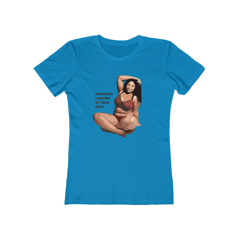 Thumbnail: Admire Looking At Yourself Women's The Boyfriend Tee