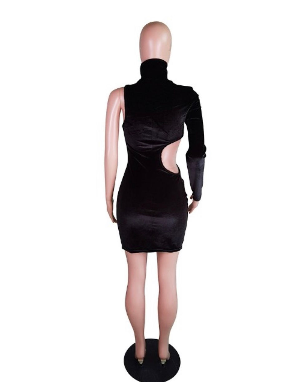 Thumbnail: High Neck Cut Out Dress