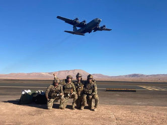 Salitre 2026: Chile y Estados Unidos fortalecen sus capacidades conjuntas con operaciones de lanzamiento de carga e infiltración HALO