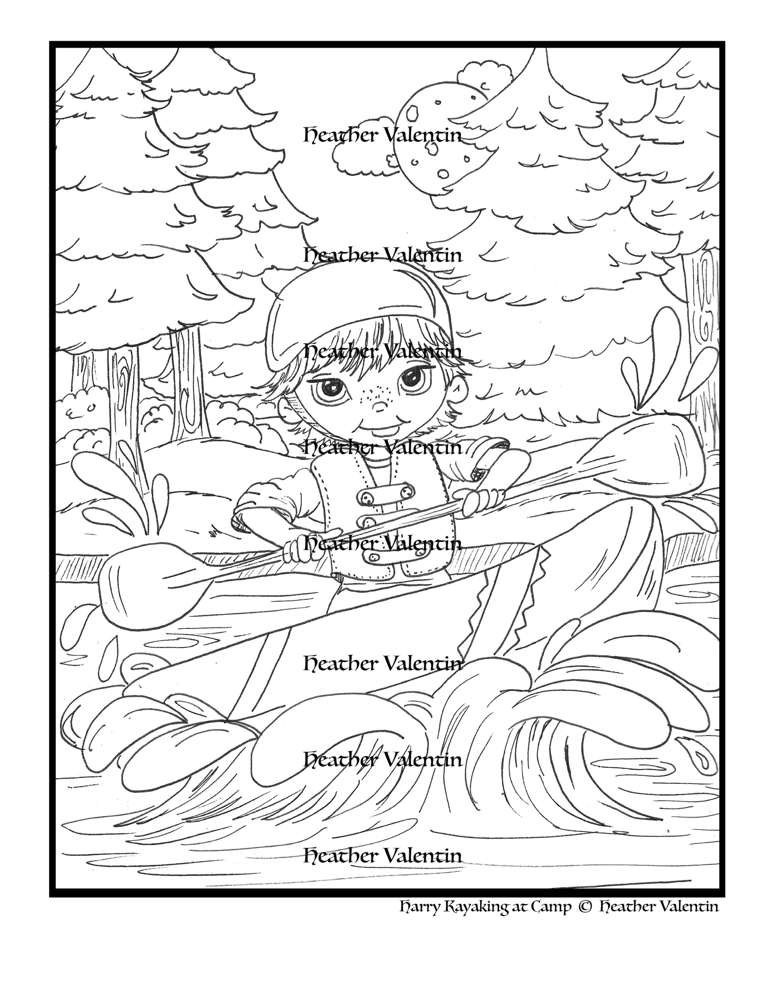 Harry Kayaking at Camp