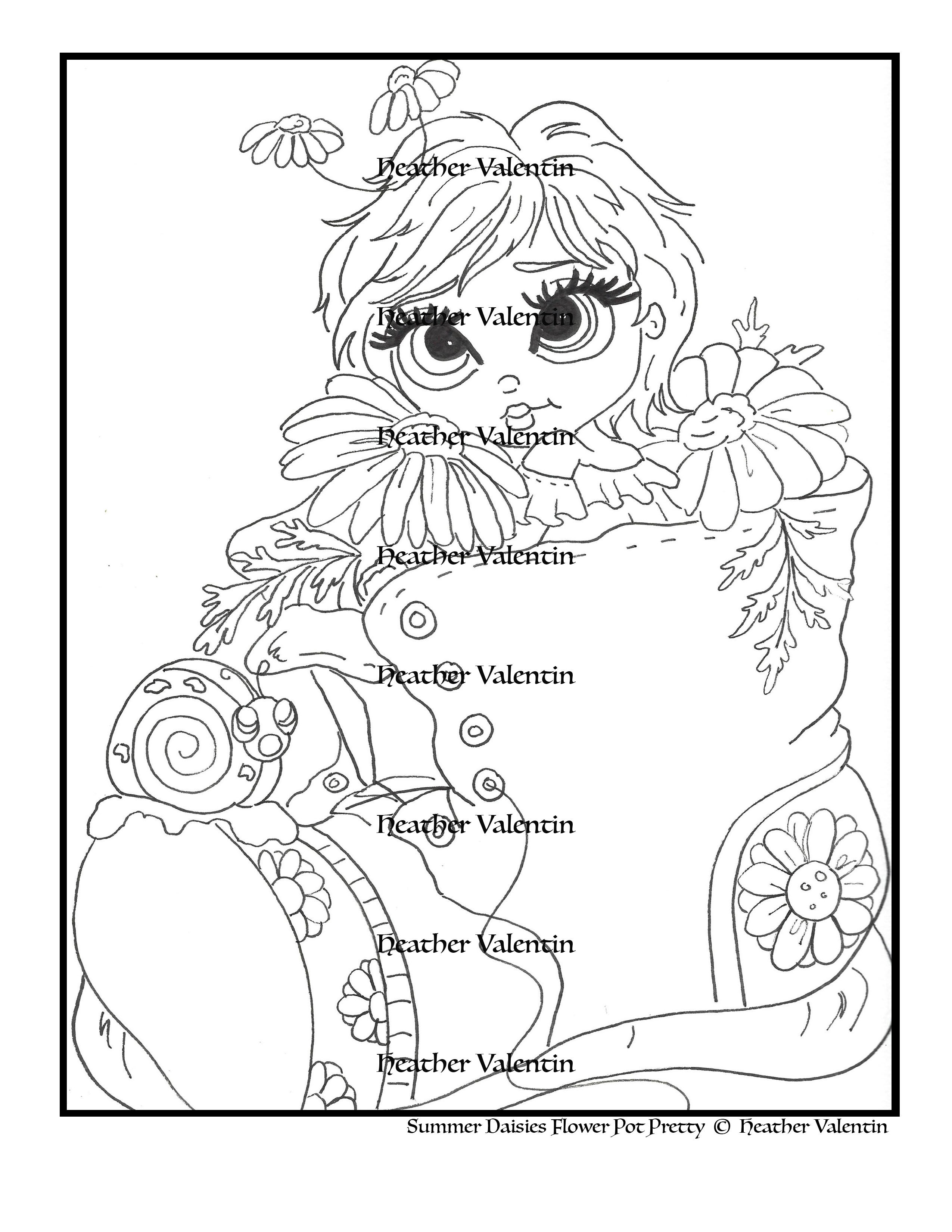 Summer Daisies Flower Pot Pretty