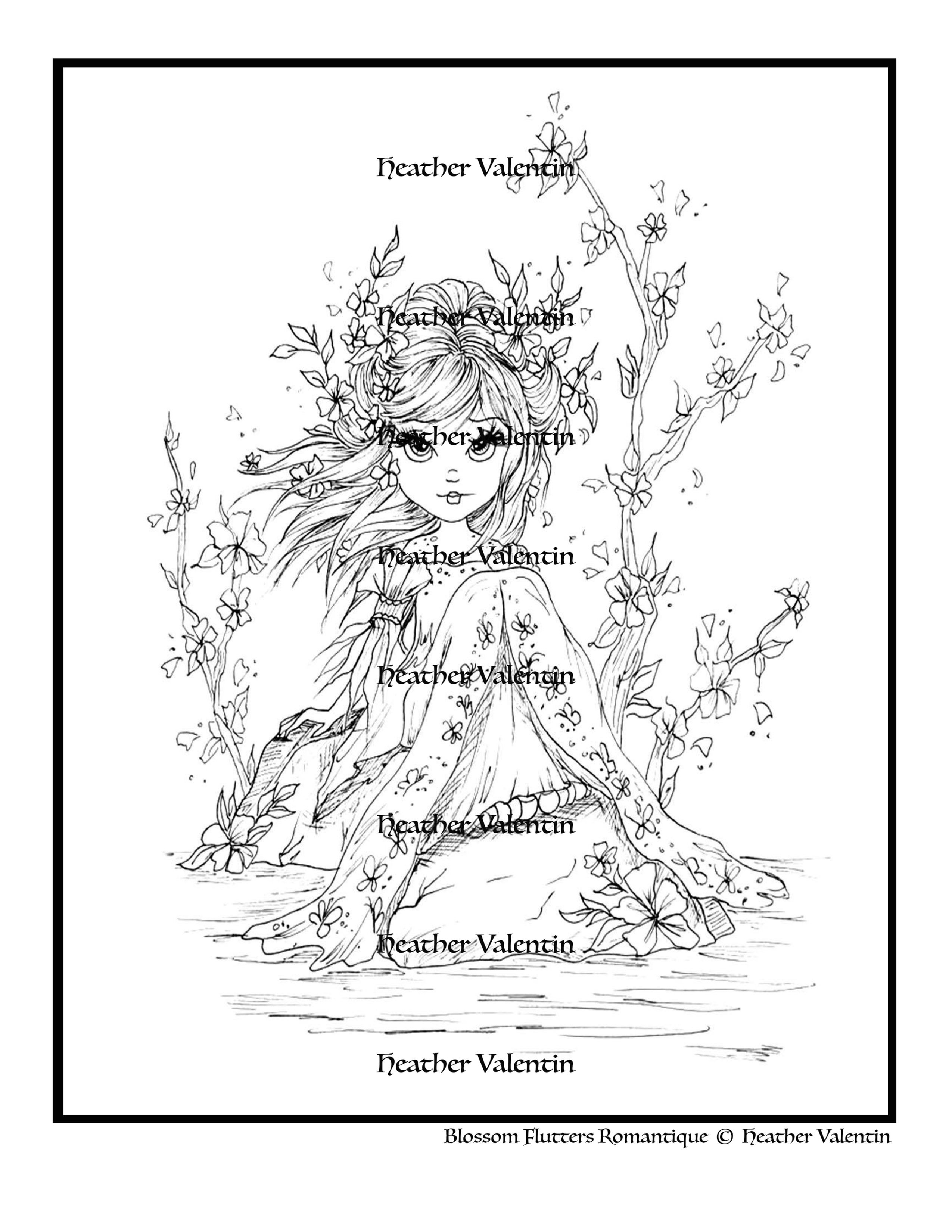 Blossom Flutters Romantique