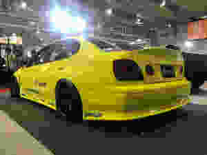 Excellent low 3/4 shot showing the molded BREED fenders as well as the GT trunk