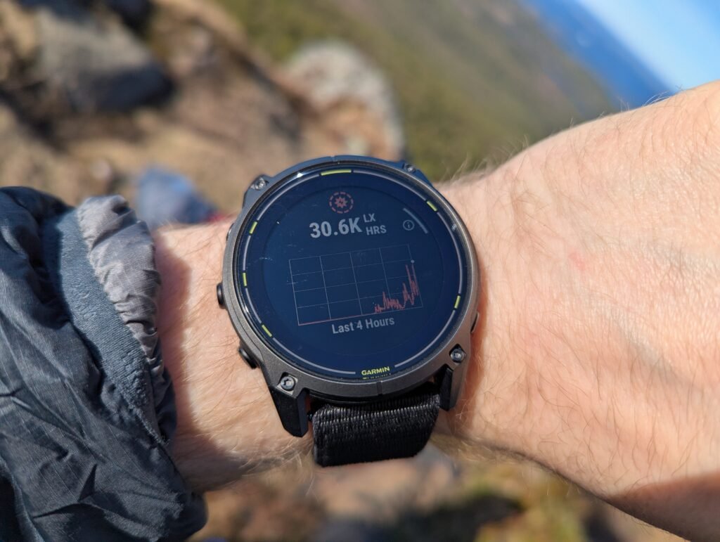 My Enduro 3 on a somewhat sunny hike.