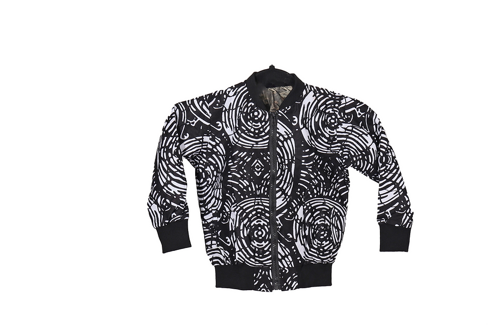 UNISEX ANKARA BOMBER JACKET