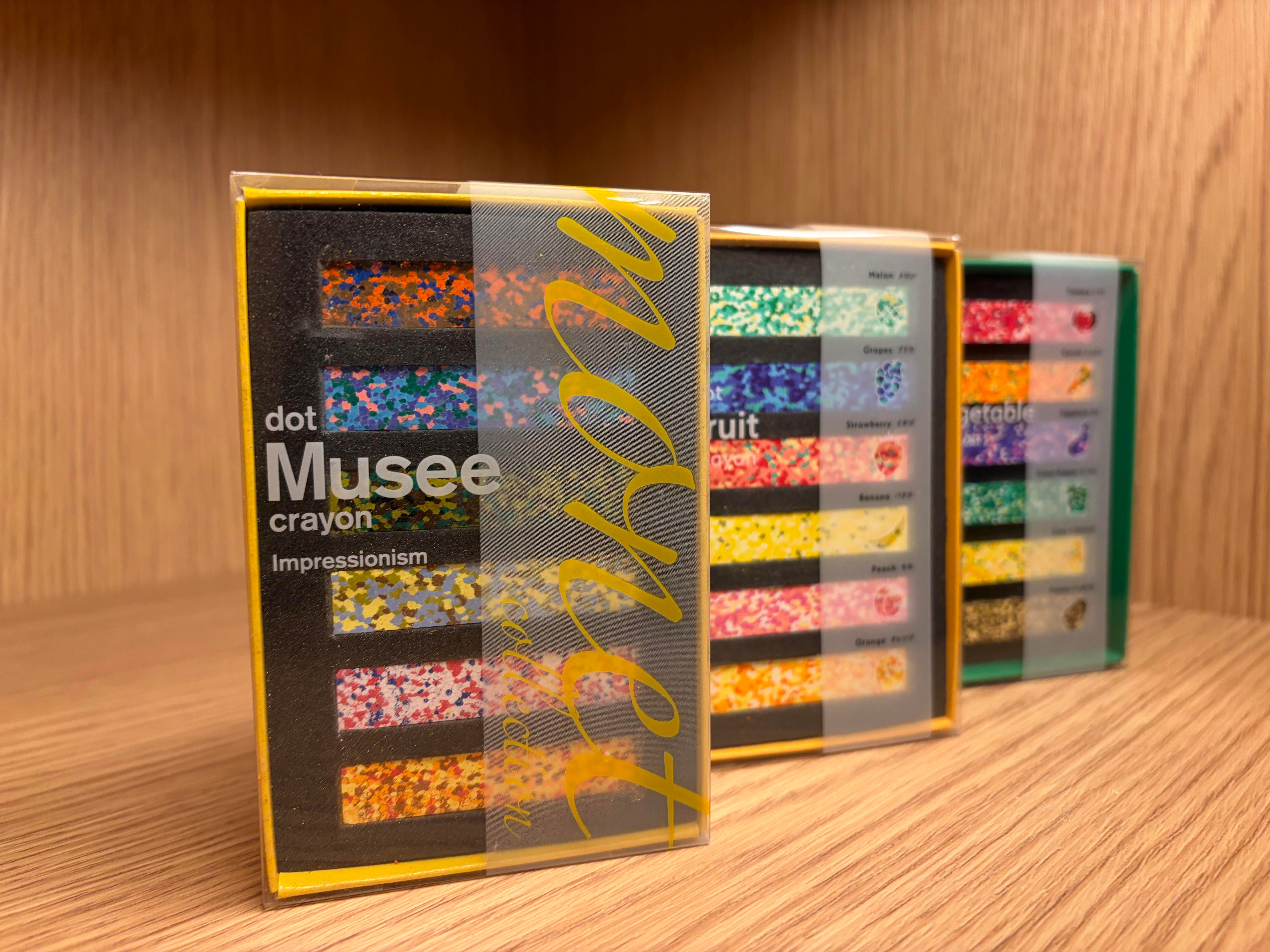 設計師選物|日本 Aozora Dot Crayon 點點蠟筆系列(3款)|蔬果色系 × 水果色系× 印象派藝術系列