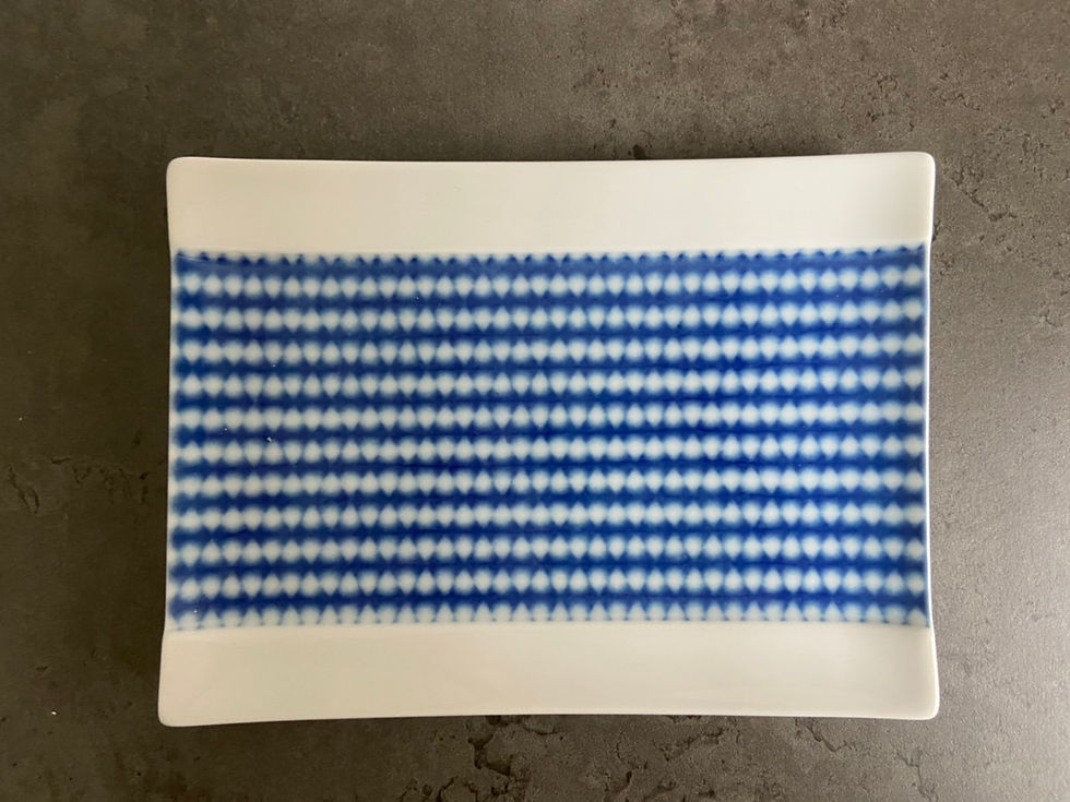 サムネイル： 《嚮海選品🌊》日本 嚮海風格白瓷餐具 藍紋系列組 ｜小菜碟/兩口盤/平盤/醬油壺/茶杯/小圓碟