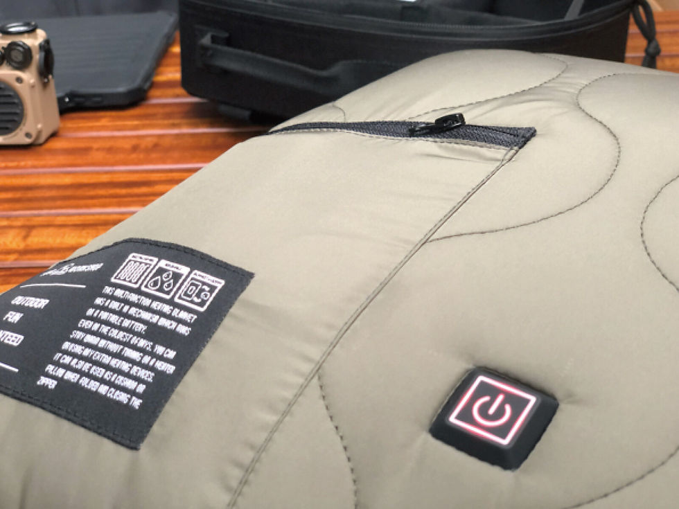 Thumbnail: 2way《嚮海選品🌊》日本 5050WORKSHOP NUK 抱枕or電熱毯 (2色可擇)｜外出攜帶可當電毯也可當抱枕唷