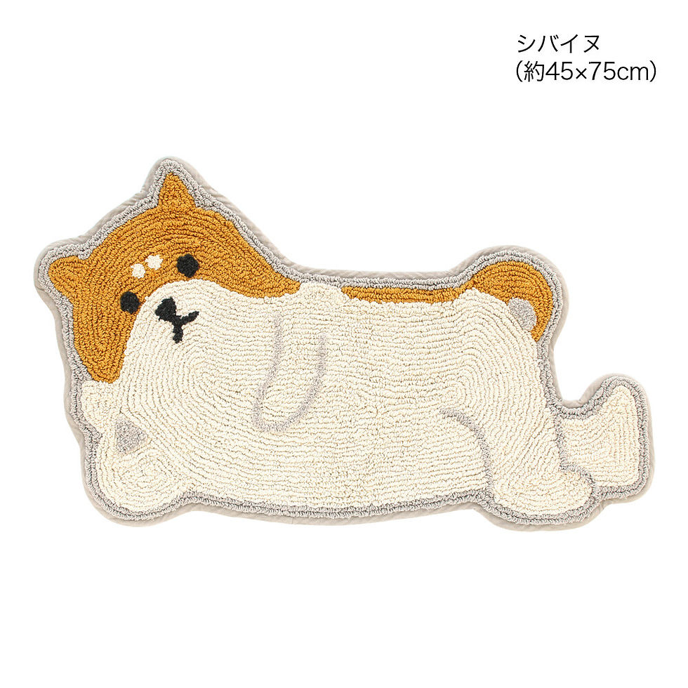 Thumbnail: 冬天腳腳不冰冷《嚮海選品🌊》TOMO 可愛動物放鬆造型地墊(多款可擇)｜印度製 廚房地墊 浴廁地墊 地毯 居家布置