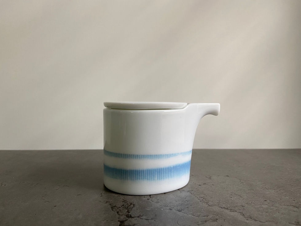 縮圖：《嚮海選品🌊》日本 嚮海風格白瓷餐具 浪紋系列組 ｜小菜碟/兩口盤/平盤/醬油壺/茶杯/小圓碟